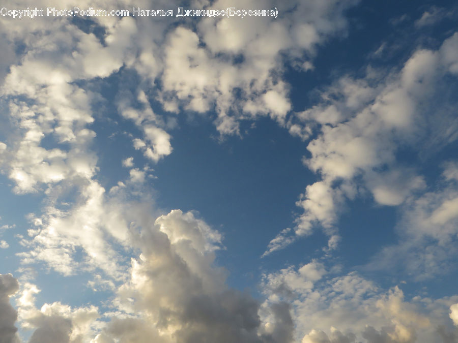 Azure Sky, Cloud, Outdoors, Sky, Cumulus