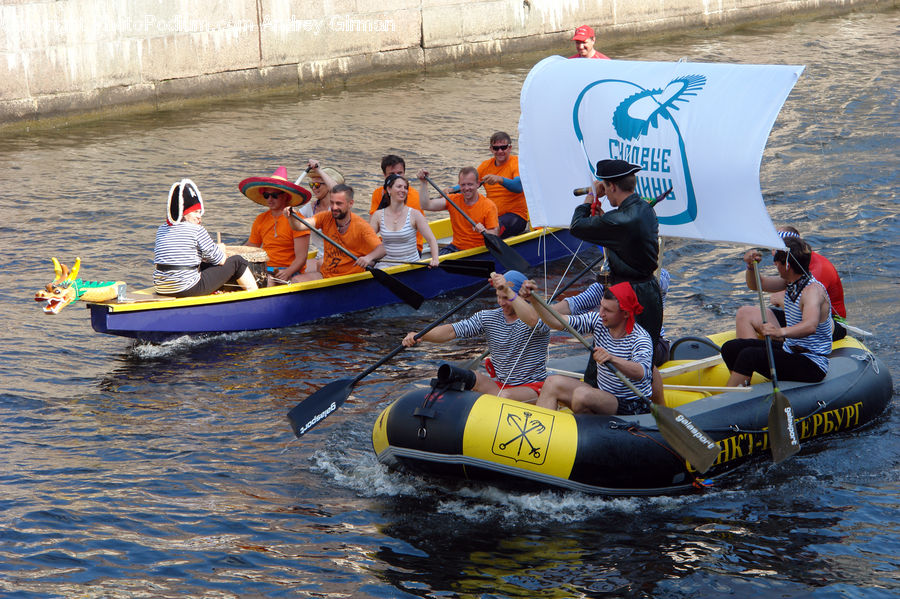 People, Person, Human, Boat, Dinghy, Canoe, Rowboat