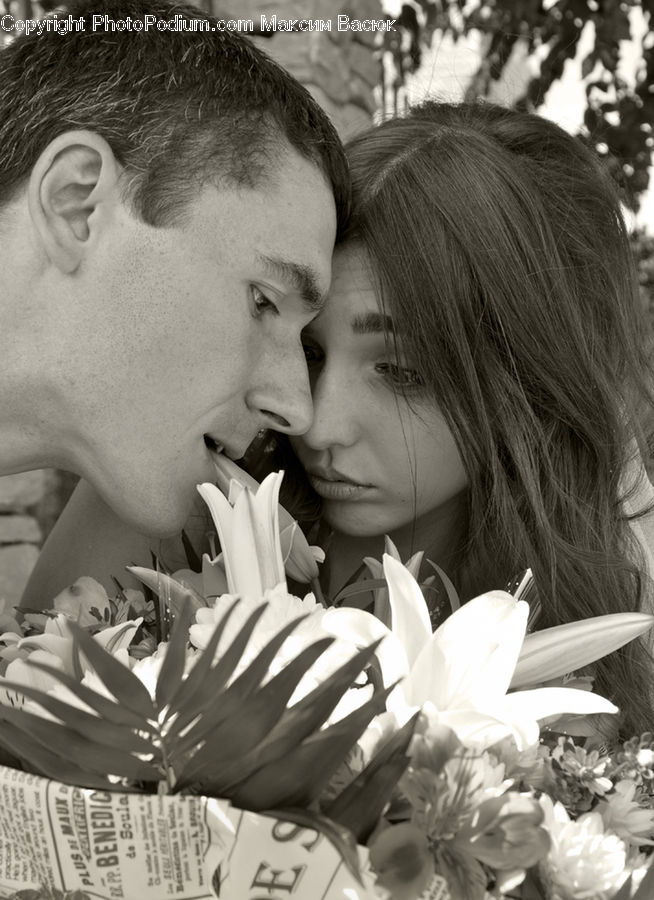 Human, People, Person, Blossom, Flower, Peony, Plant