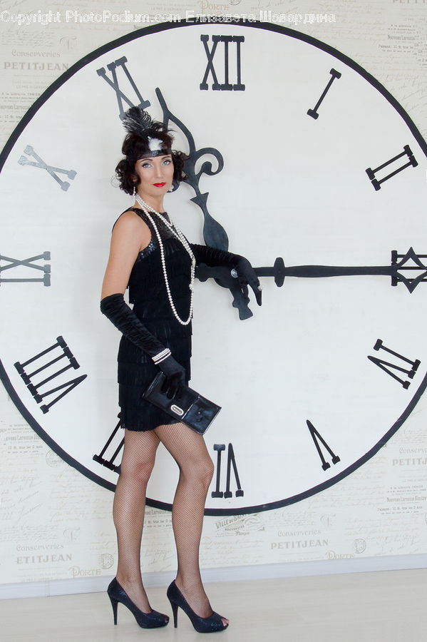 People, Person, Human, Costume, Analog Clock, Clock, Wall Clock