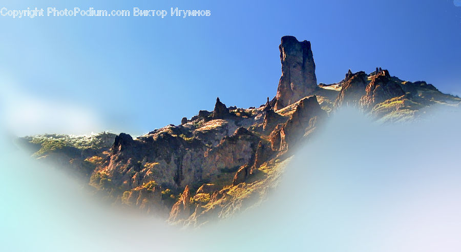 Alps, Crest, Mountain, Peak, Cliff, Outdoors, Mountain Range