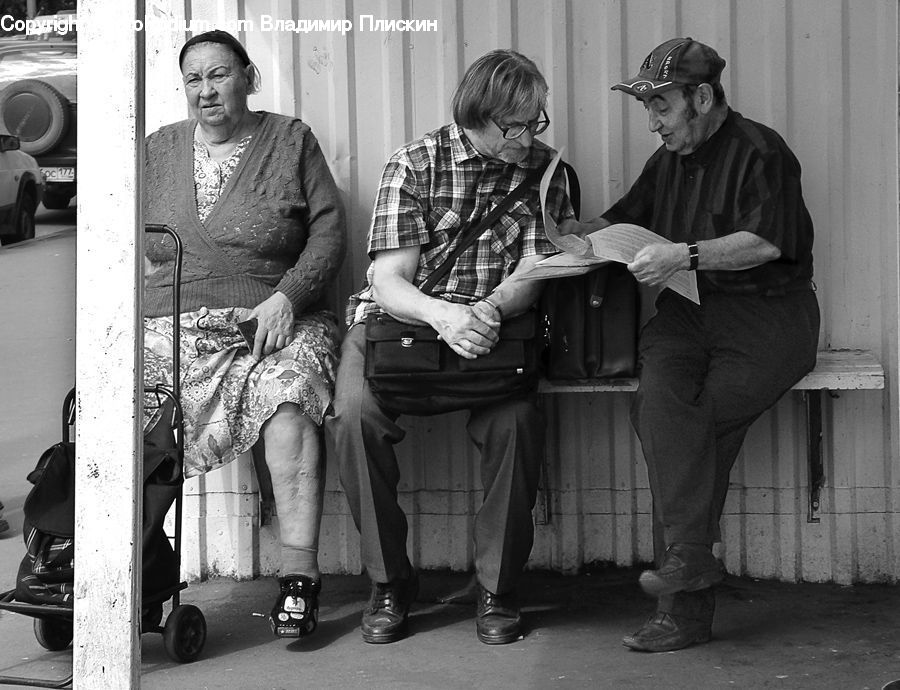 People, Person, Human, Plaid, Bench, Performer, Portrait