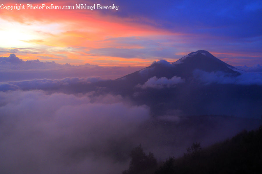 Dawn, Dusk, Sky, Sunrise, Sunset, Azure Sky, Cloud
