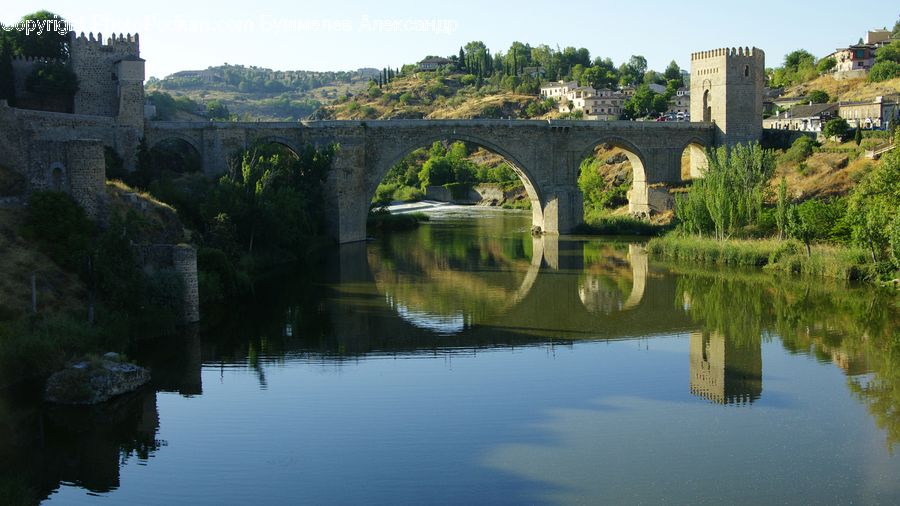 Architecture, Castle, Fort, Ditch, Moat, Countryside, Outdoors