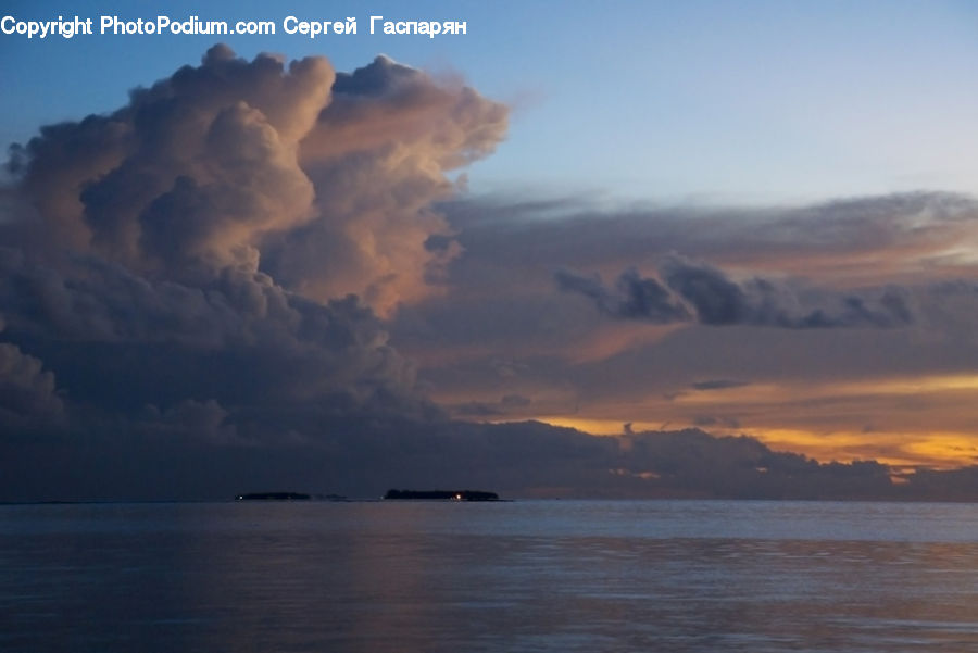 Cloud, Cumulus, Sky, Azure Sky, Outdoors, Storm, Thunderstorm