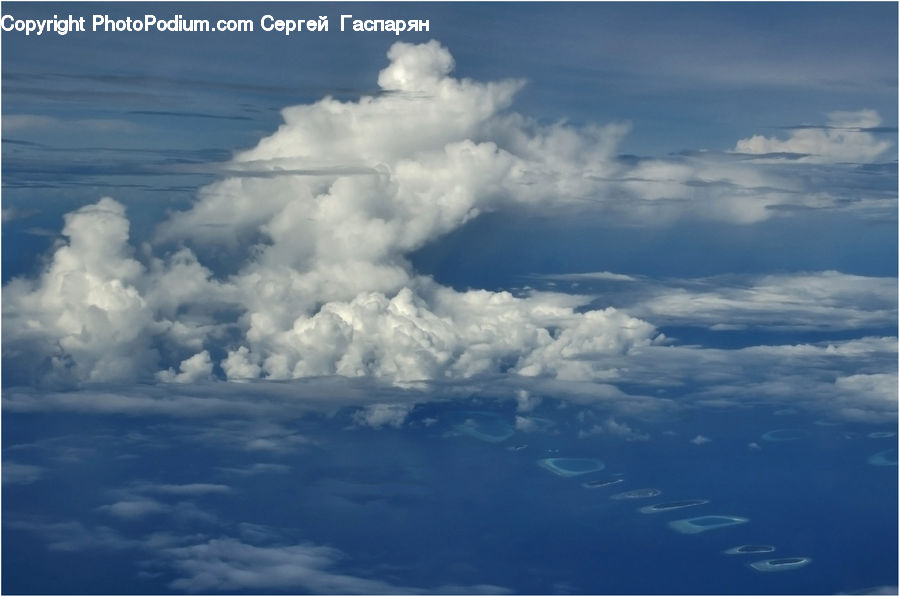 Cloud, Cumulus, Sky, Azure Sky, Outdoors
