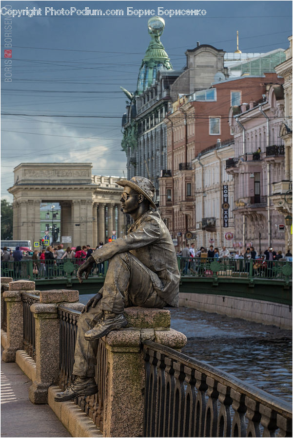 Art, Gargoyle, Statue, Tomb, Fountain, Water, Architecture