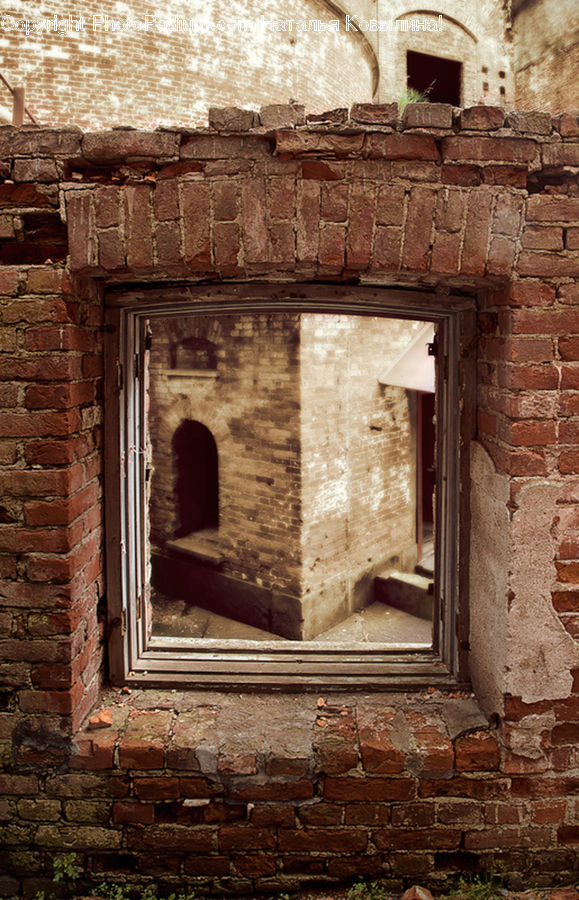 Fireplace, Hearth, Ruins, Architecture, Bell Tower, Clock Tower, Tower