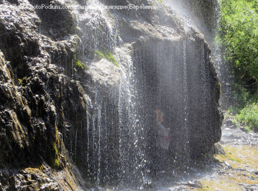 Outdoors, River, Water, Waterfall, Forest, Jungle, Creek