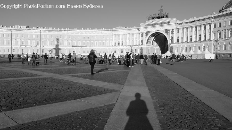 People, Person, Human, Asphalt, Tarmac, Pedestrian, Architecture
