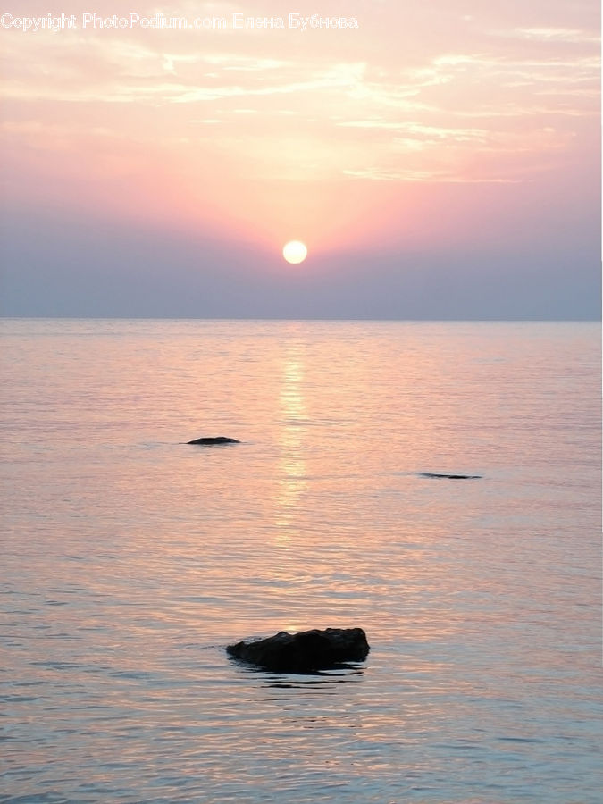 Beach, Coast, Outdoors, Sea, Water, Dusk, Sky