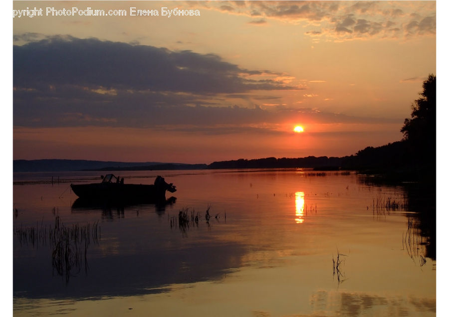 Dawn, Dusk, Red Sky, Sky, Sunrise, Sunset, Outdoors