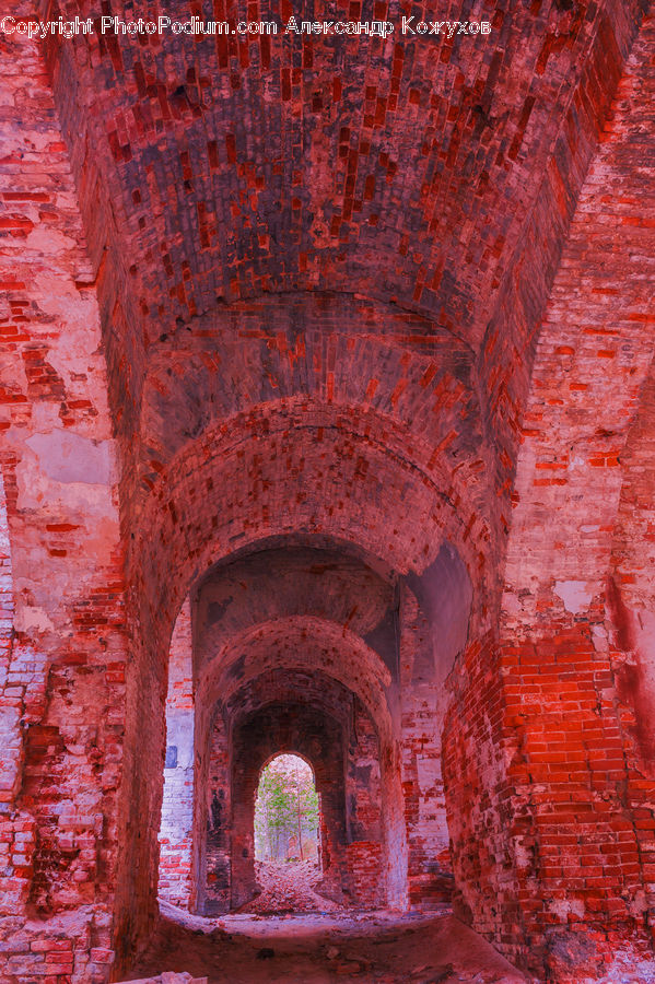 Castle, Fort, Brick, Building