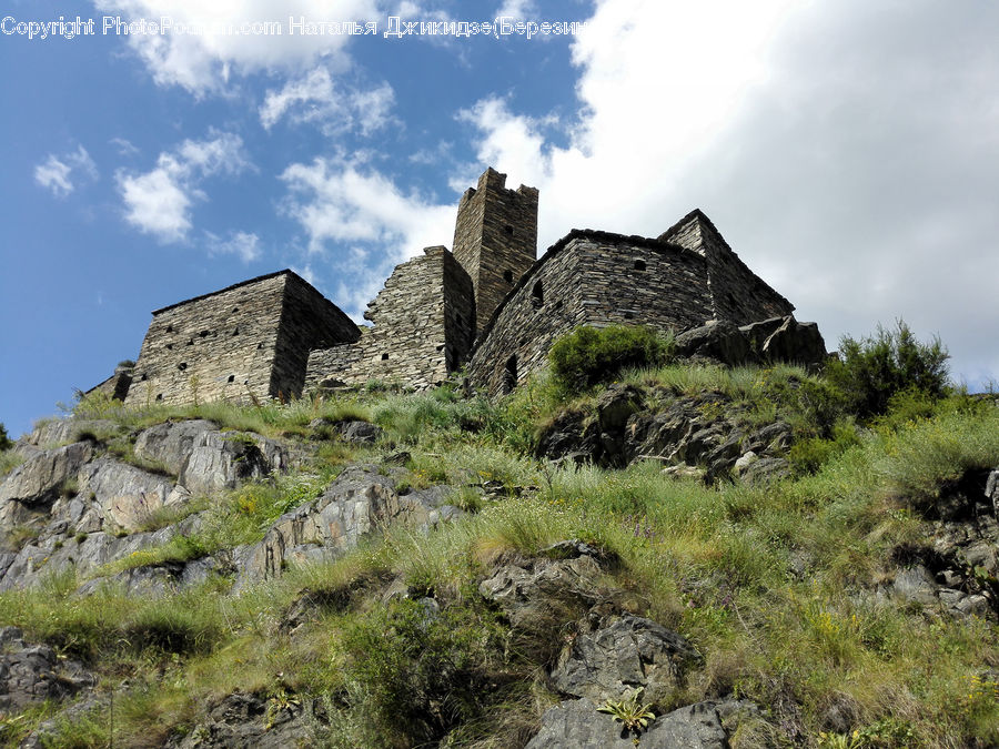 Architecture, Castle, Fort, Ruins, Bunker, Building, Cottage