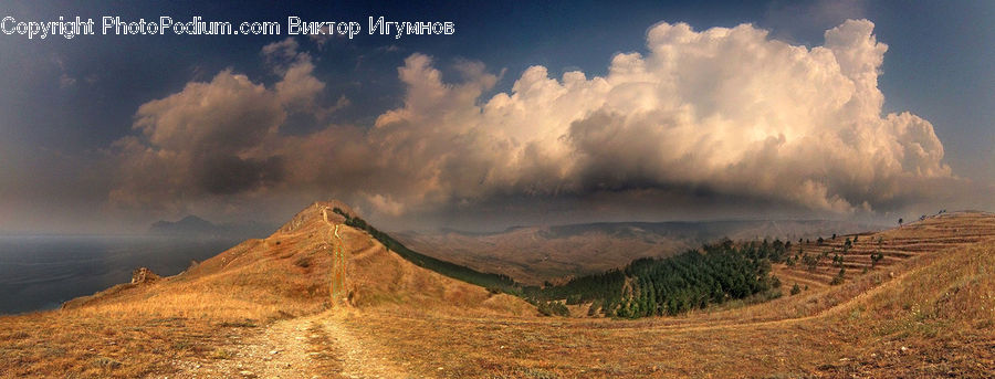 Dirt Road, Gravel, Road, Azure Sky, Cloud, Outdoors, Sky