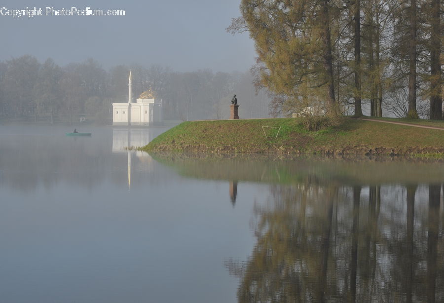 Architecture, Dome, Mosque, Worship, Canal, Outdoors, River