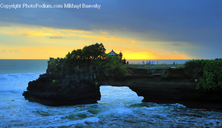 Cliff, Outdoors, Dawn, Dusk, Sky, Sunrise, Sunset