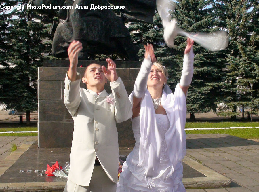 People, Person, Human, Robe, Gown, Wedding Gown, Head