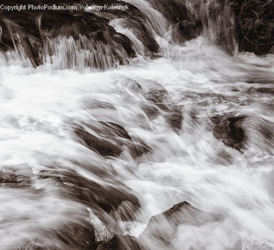 Creek, Outdoors, River, Water, Waterfall, Sea, Sea Waves