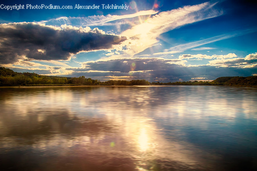 Azure Sky, Cloud, Outdoors, Sky, Cumulus, Landscape, Nature