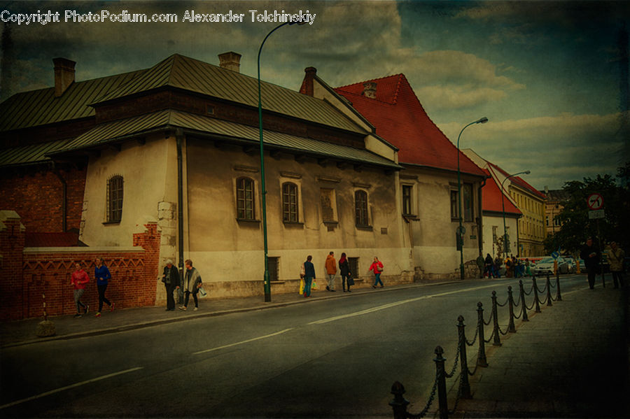 Architecture, Downtown, Plaza, Town, Town Square, Building, Housing