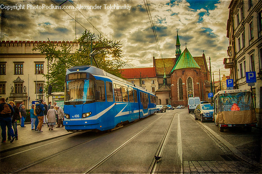 Car, Van, Rail, Streetcar, Tram, Trolley, Vehicle