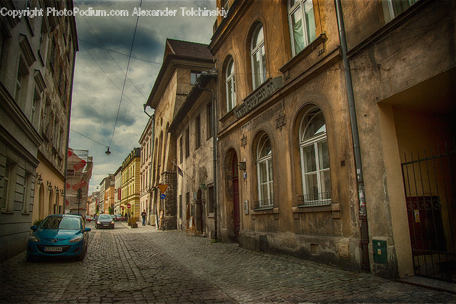 Cobblestone, Pavement, Walkway, Road, Street, Town, Automobile