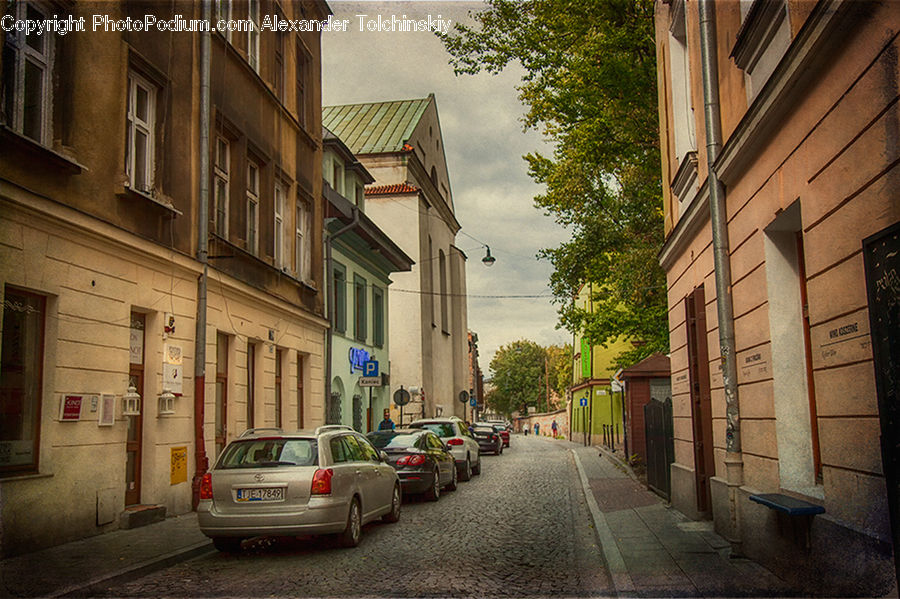 Parking, Parking Lot, Automobile, Car, Vehicle, Alley, Alleyway