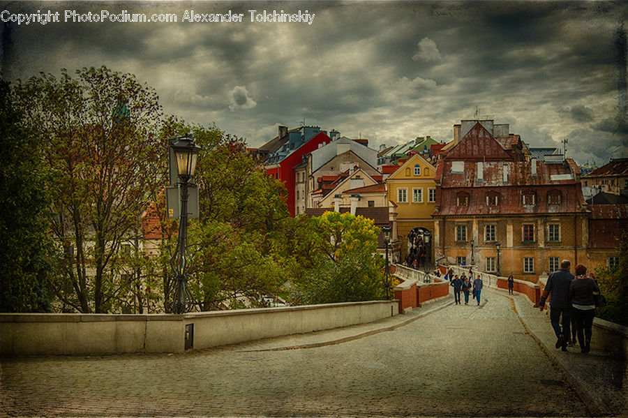 Apartment Building, Building, High Rise, Housing, Villa, Cobblestone, Pavement