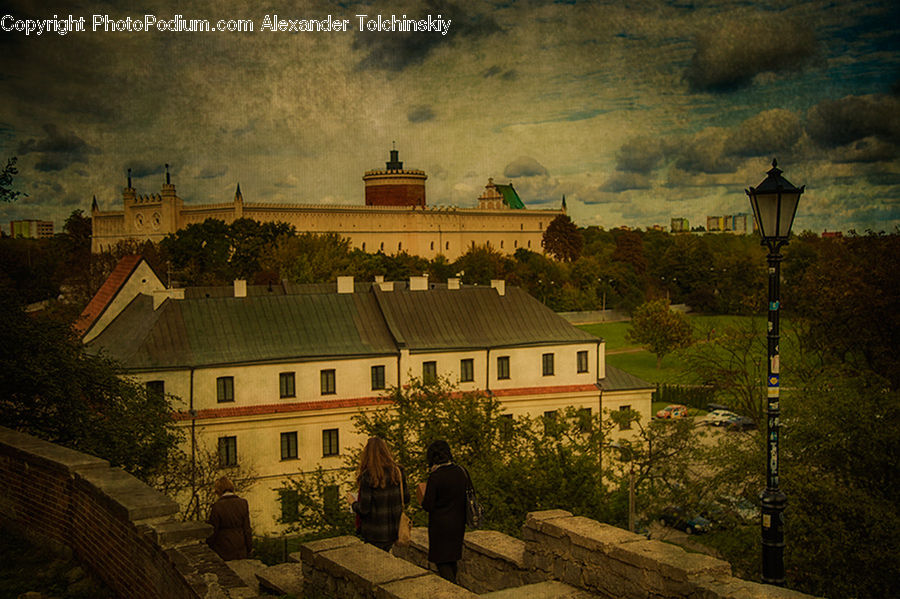 Architecture, Mansion, Building, Cottage, Housing, Monastery, Patio