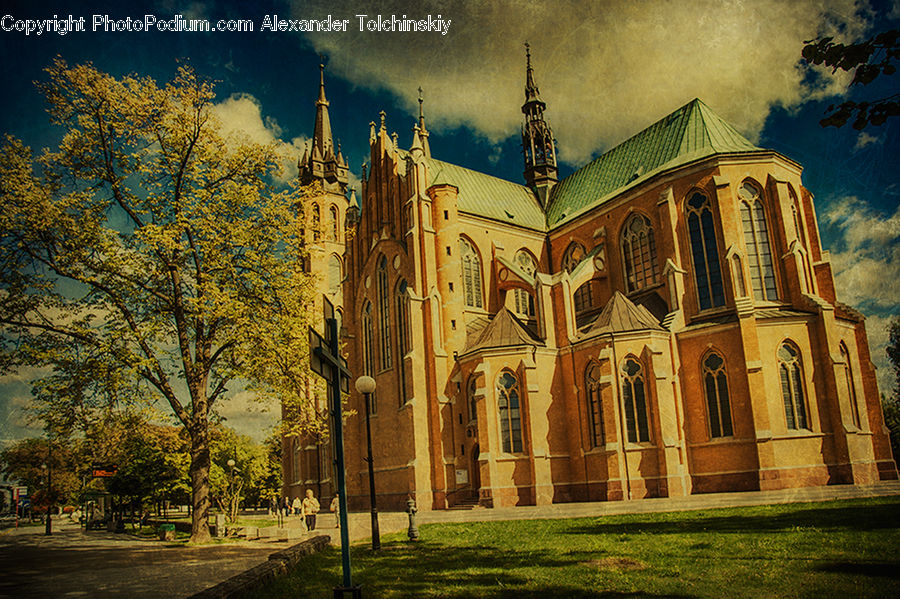 Brick, Architecture, Mansion, Church, Worship, Building, Cathedral