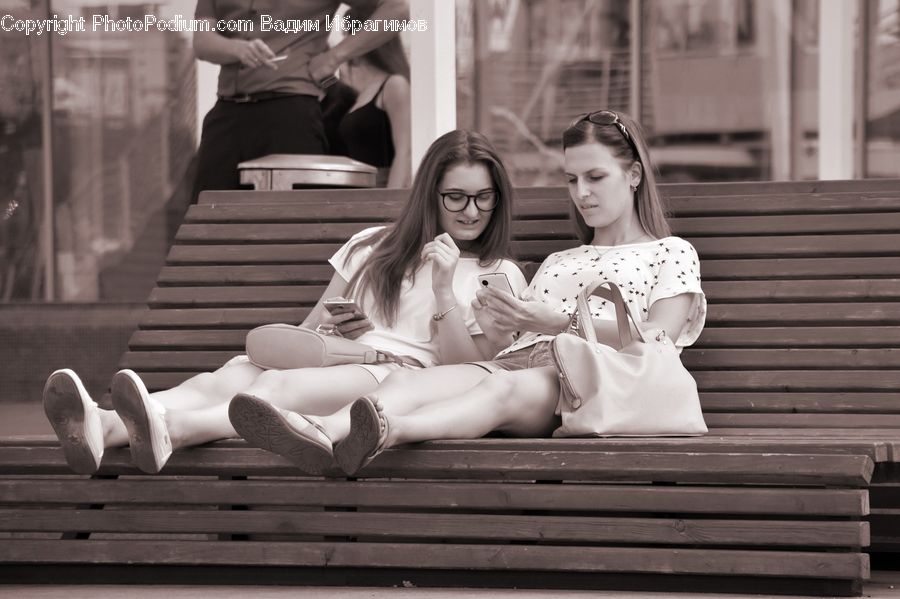 People, Person, Human, Bench, Portrait, Female
