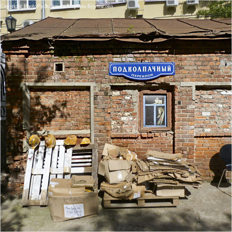 Brick, Cafe, Cafeteria, Food Court, Roof, Building, Apparel