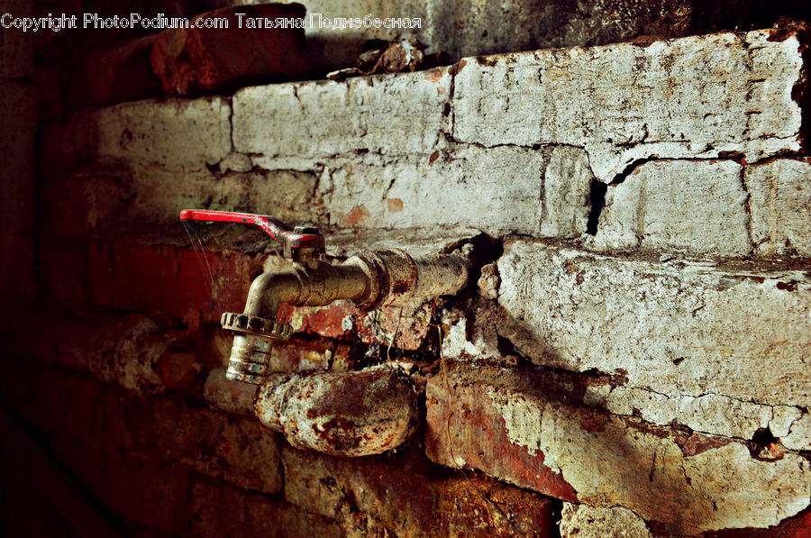 Rust, Brick, Lock, Engine, Machine, Motor, Rock