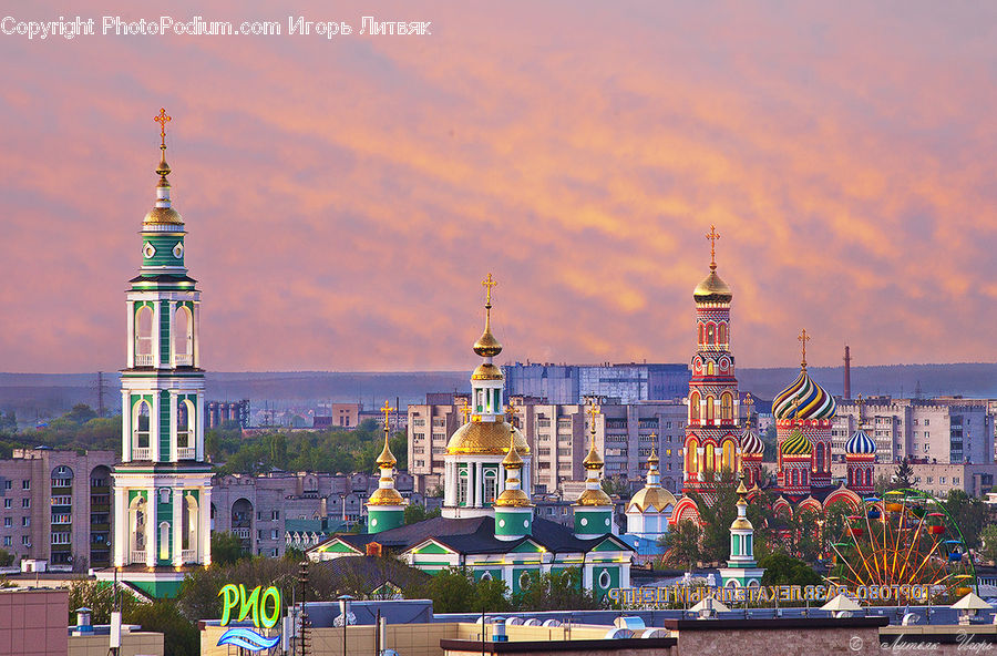 Architecture, Bell Tower, Clock Tower, Tower, City, Downtown, Bench