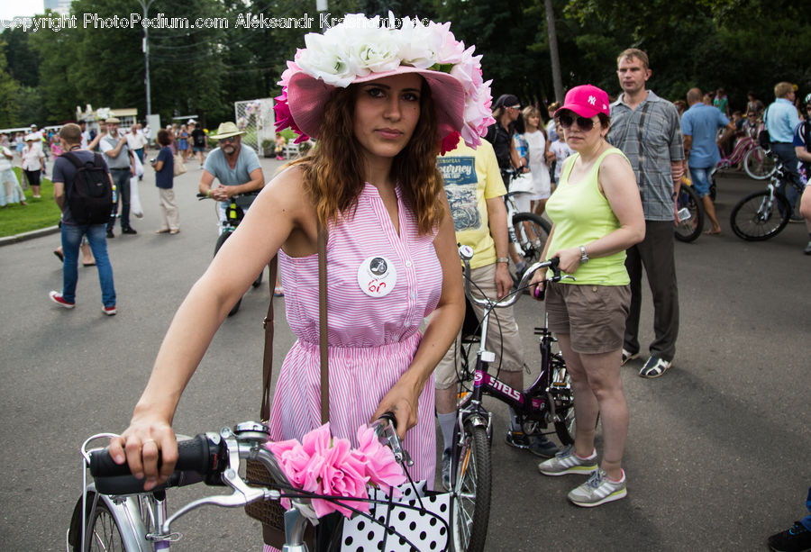 People, Person, Human, Bicycle, Bike, Vehicle, Carnival
