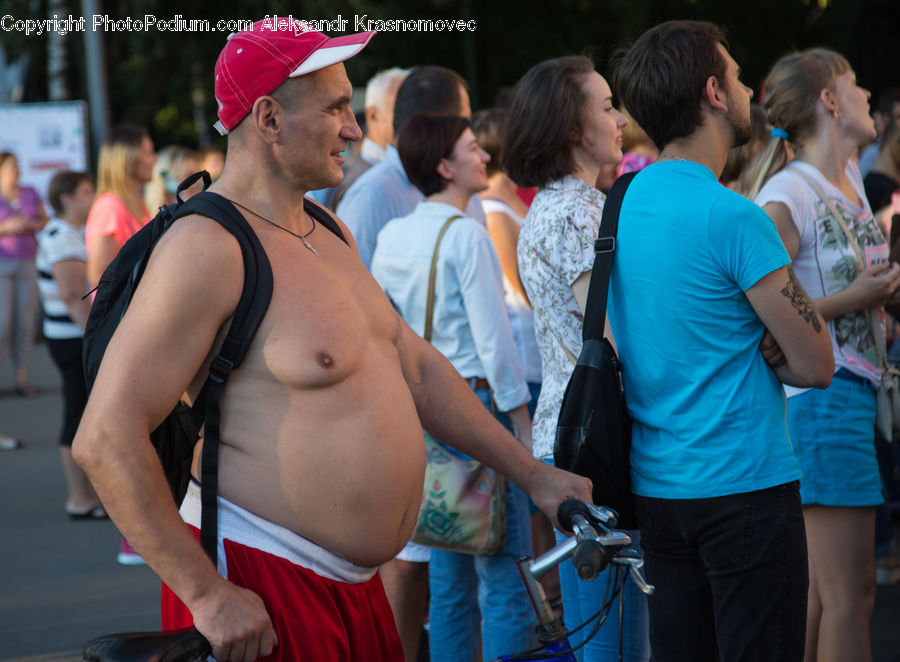 People, Person, Human, Bicycle, Bike, Vehicle, Crowd