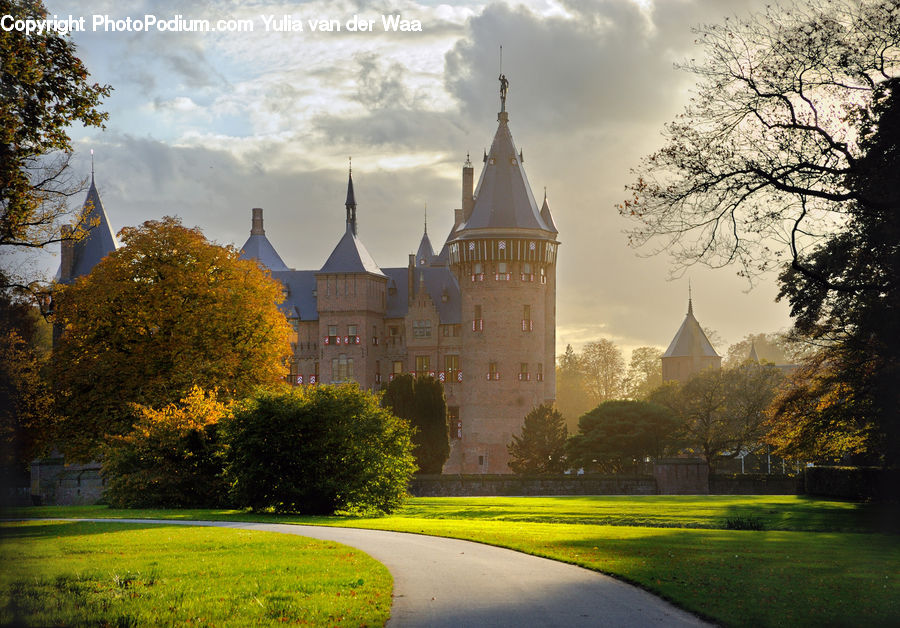 Architecture, Castle, Fort, Campus, Spire, Steeple, Tower