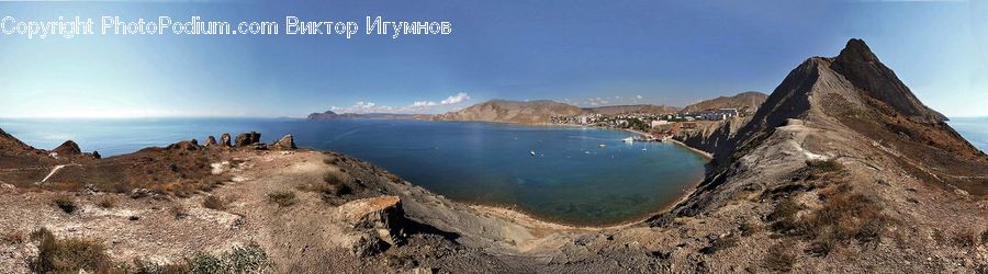 Crater, Crest, Mountain, Mountain Range, Outdoors, Peak, Coast