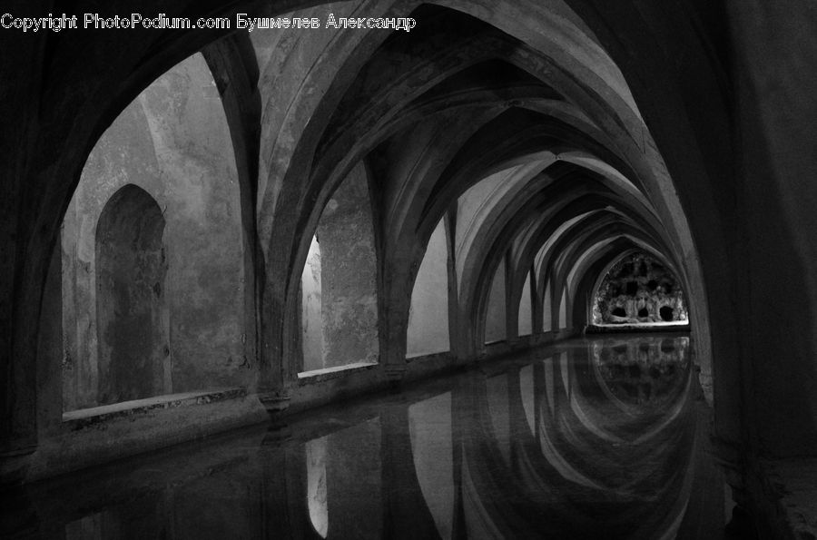 Arch, Crypt, Arched