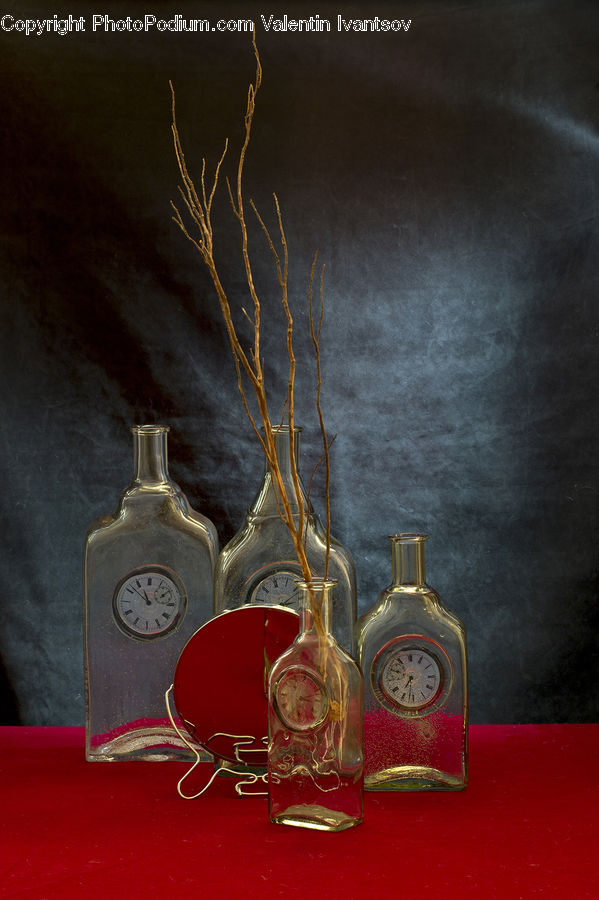 Bottle, Glass, Goblet, Alcohol, Beverage, Drink, Dining Room