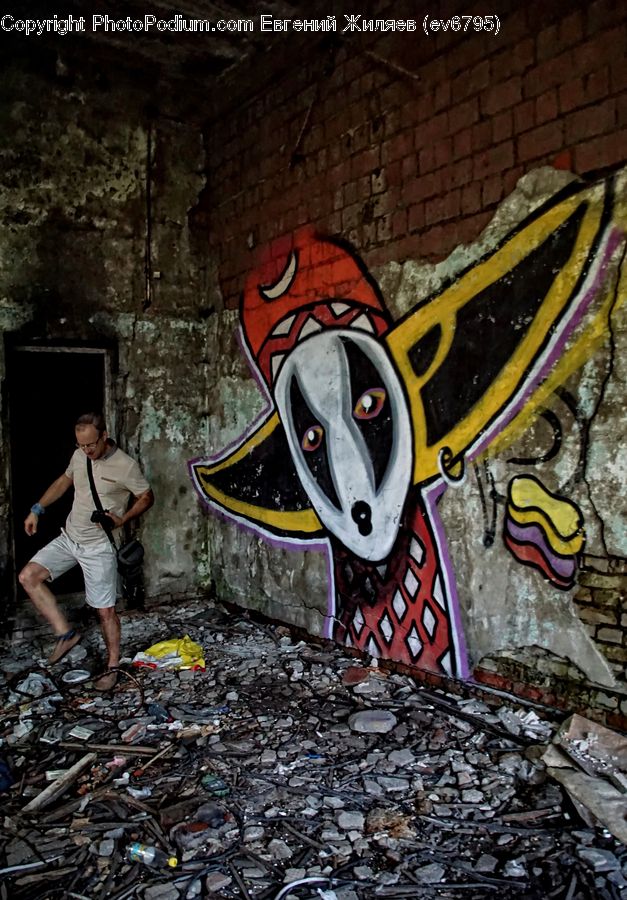 People, Person, Human, Art, Graffiti, Mural, Wall