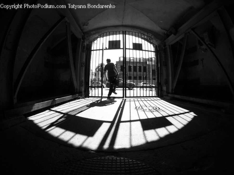 Hole, Subway, Train, Train Station, Vehicle, Canopy