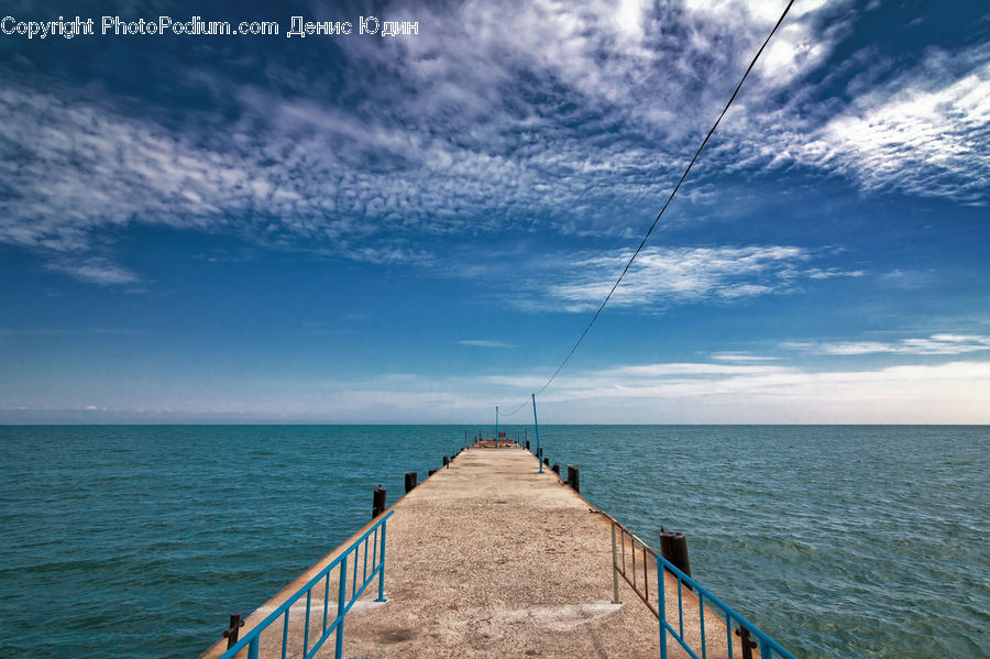 Coast, Outdoors, Sea, Water, Dock, Landing, Pier
