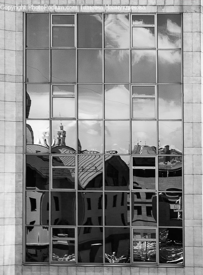 Brick, City, Downtown, Urban, Shop, Building, Office Building