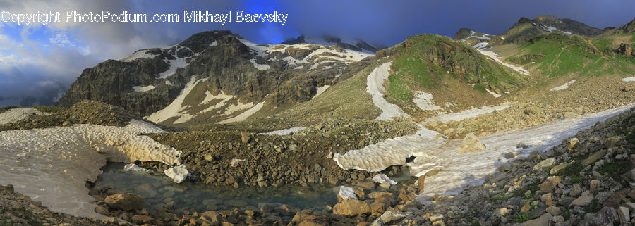 Crest, Mountain, Outdoors, Peak, Alps, Mountain Range, Basin
