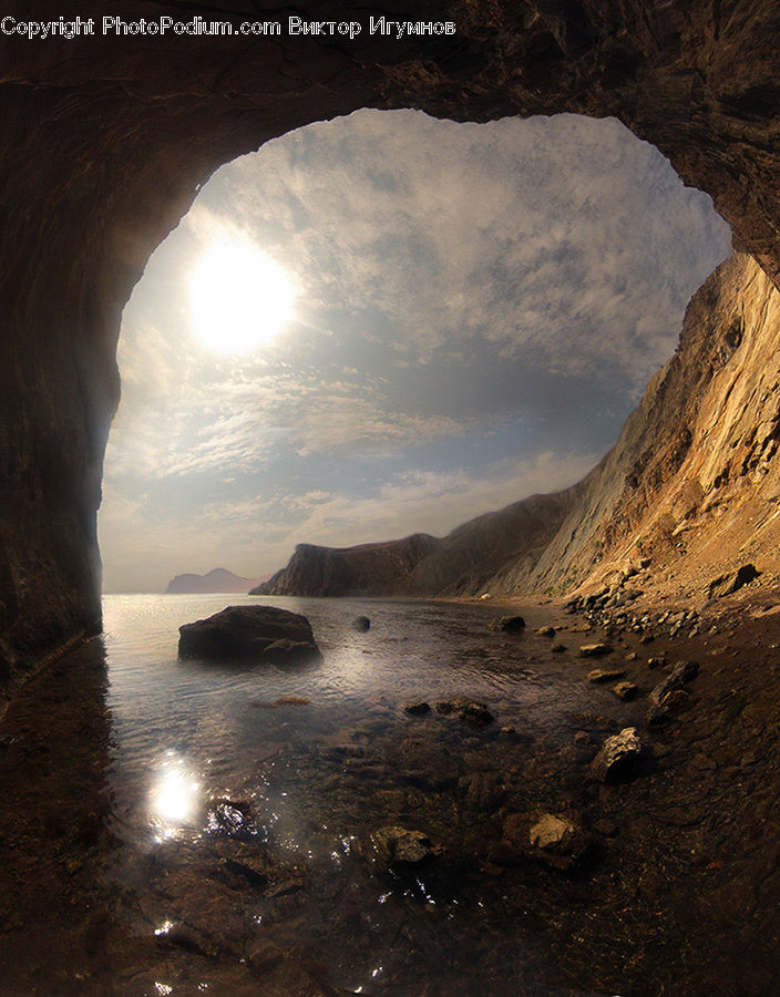 Cave, Light, Mesa, Outdoors