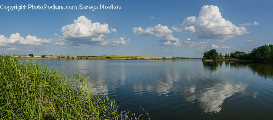 Cloud, Cumulus, Sky, Lake, Outdoors, Water, Azure Sky
