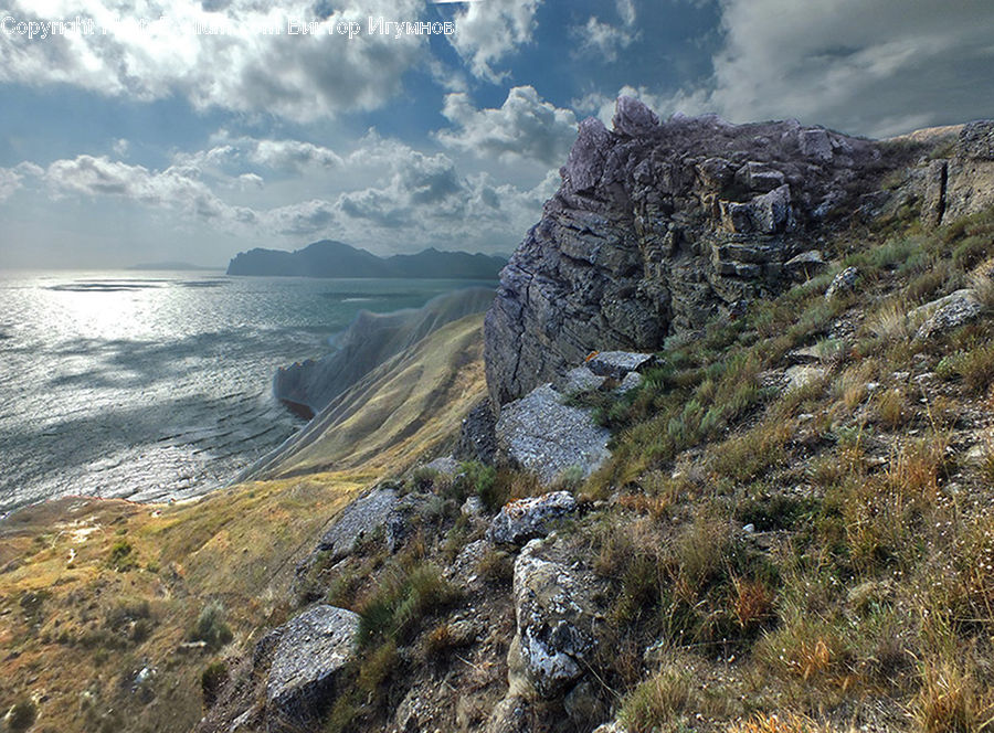 Crest, Mountain, Outdoors, Peak, Promontory, Cliff, Coast