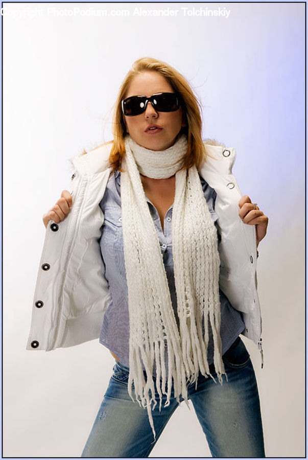 People, Person, Human, Cardigan, Clothing, Sweater, Denim